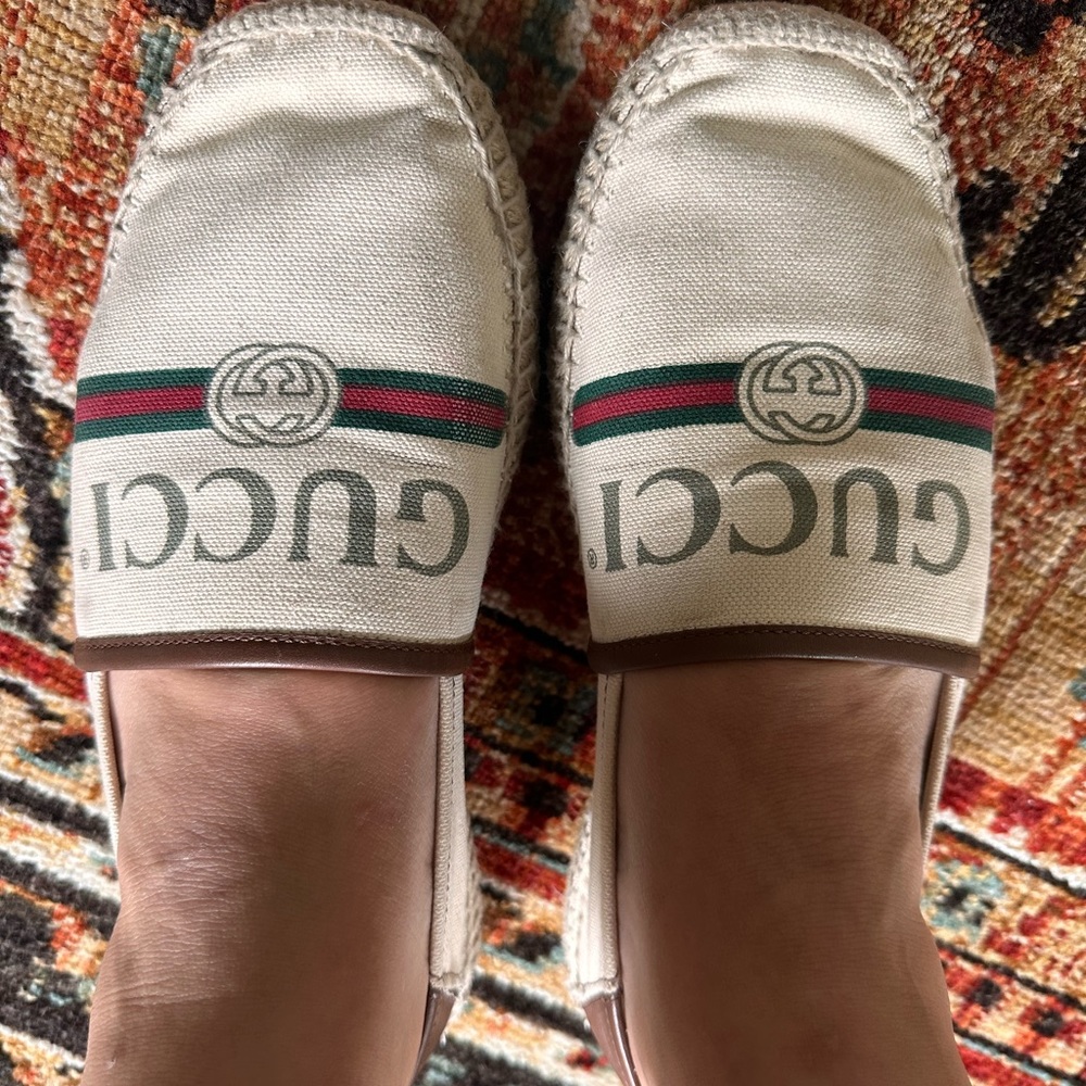 Gucci Canvas Espadrilles